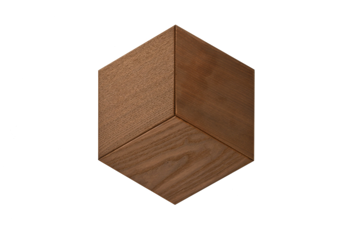 Thermory ThermoWood, Ask, dekorative fliser, Rhombe